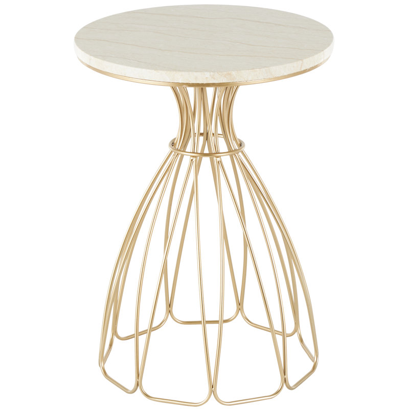 Table d'appoint Cole and Grey, 21.5" H x 15.75" W x 15.75" D