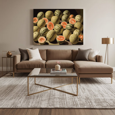 «Fruit Crenshaw Melon», art mural sur toile