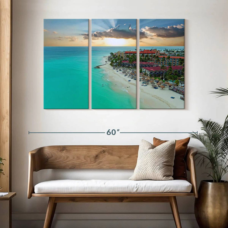 Plage Gillard Aruba Manchebo, H 32 po x l 50 po