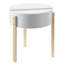Table de bout avec rangement dissimulé
