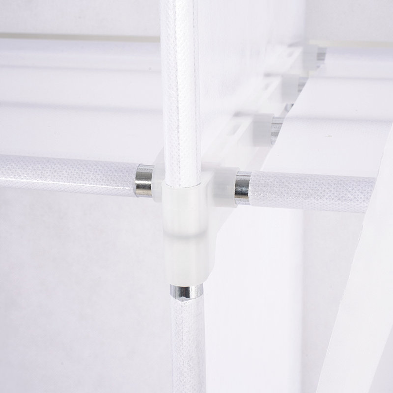 80cm Portable Wardrobe, White