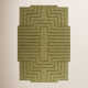 Loretto Hand Loomed Wool Green Rug