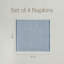 over&back Woven Frayed Chambray Napkins, Set of 4-101293279