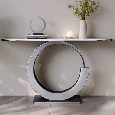 Modern simplicity style metal console table