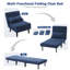 Fauteuil d'appoint convertible 27,5 po de large convertible 6 positions 3 en 1-1084225882-1094813747