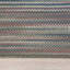 Tapis géométrique rectangulaire en polypropylène / nylon tissé à la machine rose / brun / vert Broderic-600215031