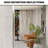 Vista 48 in. W x 36 in. H Rectangular Framed Wall Bathroom Vanity Mirror in Brushed Nickel-2089628594-2089628587