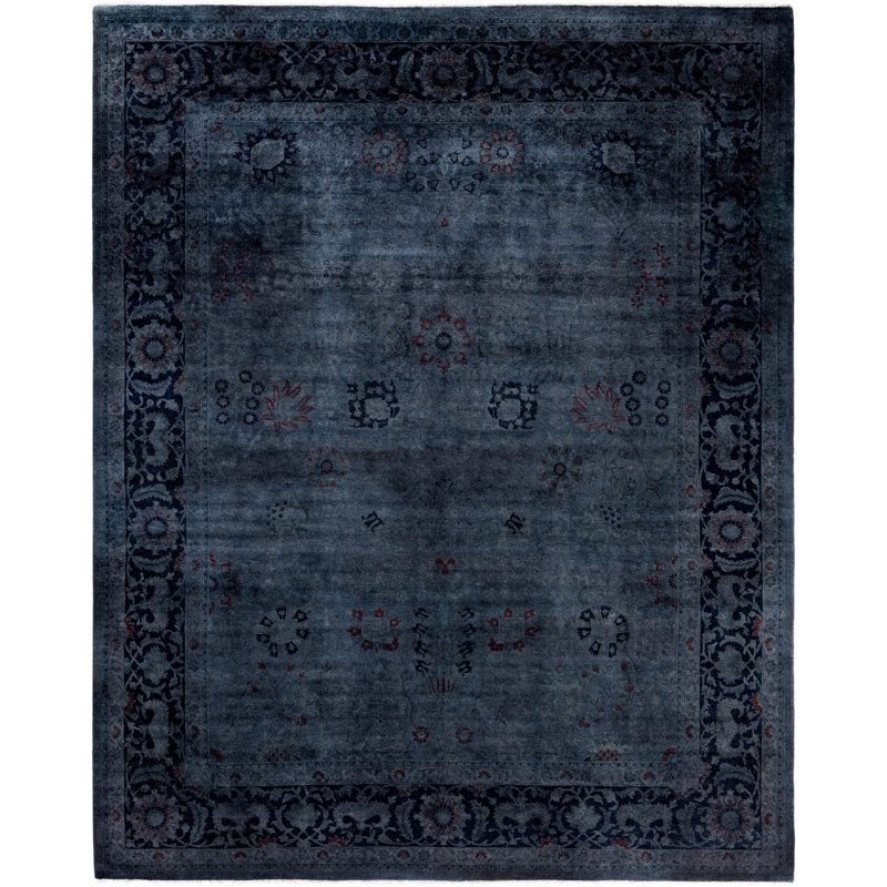Overdyed One-of-a-Kind 8' 2" X 10' 2" Hand Knotted Area Rug