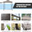11Ft. W x 5 Ft. D Soft Top Grill Gazebo with a Side Collapsible Awning-96225501