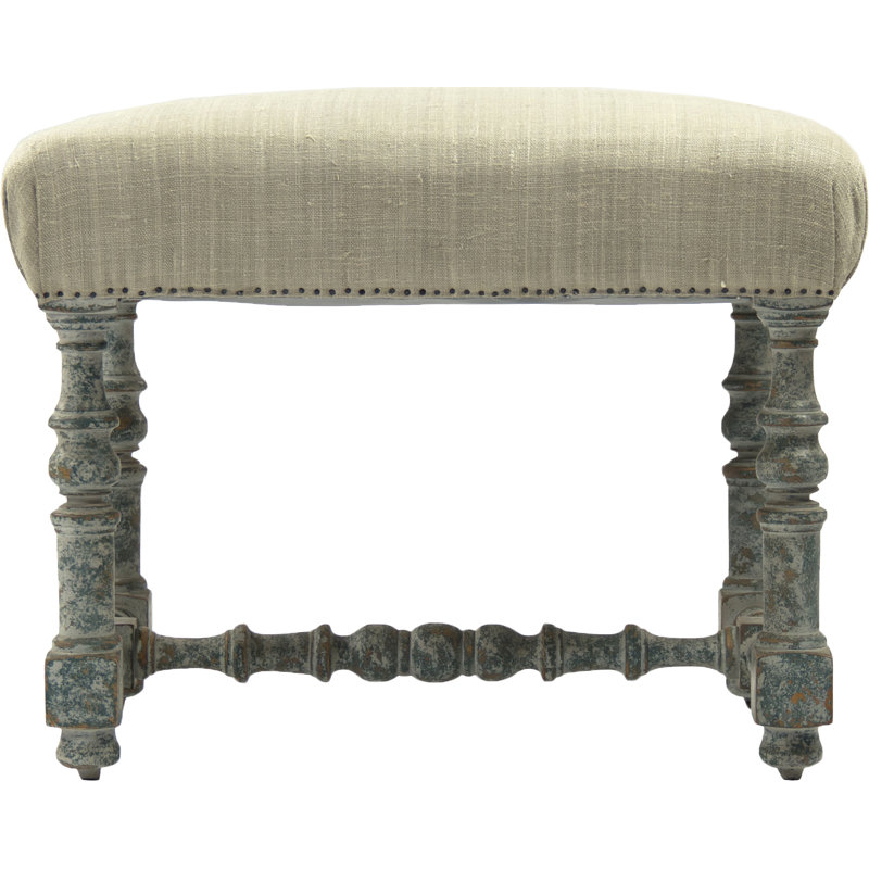 Giselle Solid Wood Accent Stool