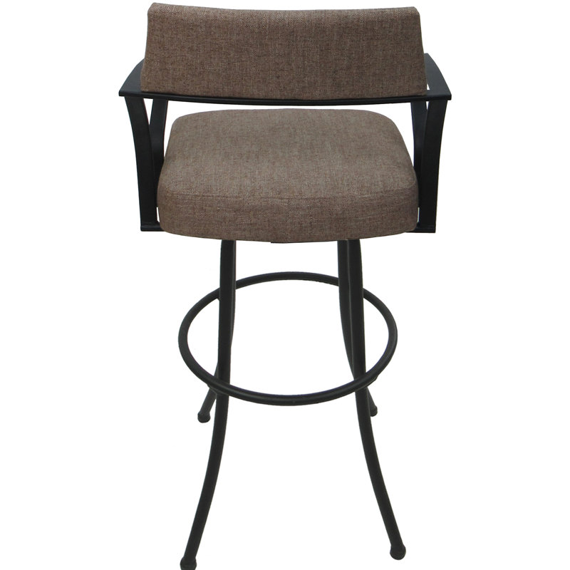 Très grand tabouret pivotant 34 po Danaisa, Gris