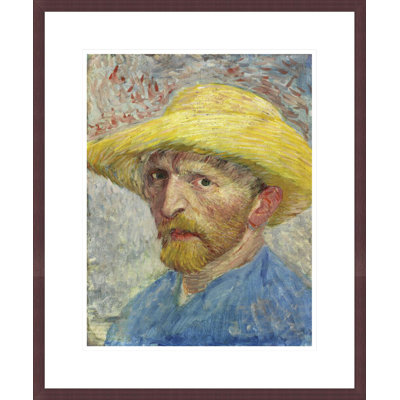Autoportrait par Vincent van Gogh, impression giclée sur cadre