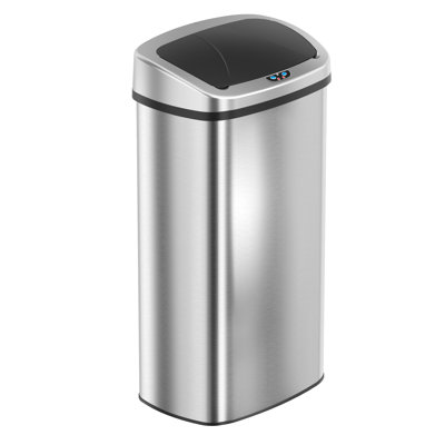 Itouchless 24 Gallon Extra-Large Sensor Trash Can With Absorbx Odour Filter, Stainless Steel