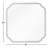 Baltic Wood Scalloped Wall Mirror-968096687