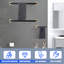 Ensemble de quincaillerie de salle de bain murale 10 pièces en nickel brossé-93687826
