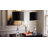 Table Lamp Set of 2 with Crystal Accents & Built-In USB Ports – Elegant Silver Bedside Lamps with Free LED Bulbs