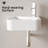 Modern Wall-Mounted Rectangular Vessel Sink for Bathroom Vanity