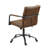Blair Industrial Swivel Tufted Top-Grain Leather Executive Home Office Task Chair-1240466147