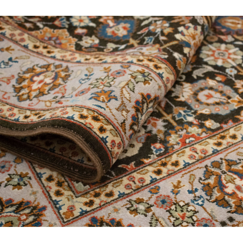 Carlotta One-of-a-Kind 4'1" X 6'1" New Age Wool Area Rug in Chocolate