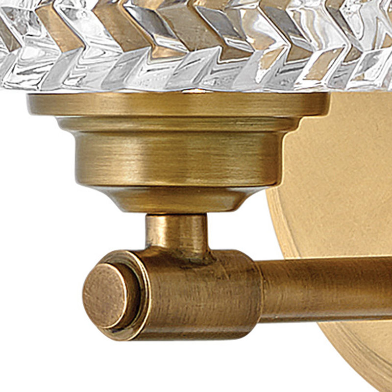 Kensley 1-Light Armed Sconce, Laiton héritage