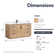 Cloverfield 60'' Single Bathroom Vanity with Cultured Marble Top