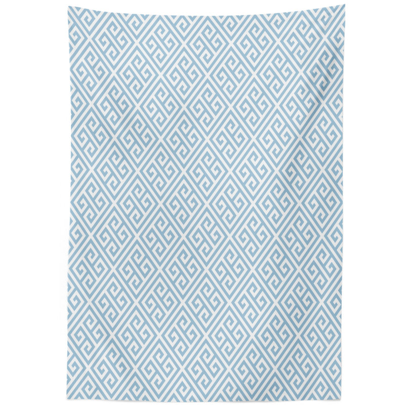Greek Key Tablecloth, 84" L x 60" W