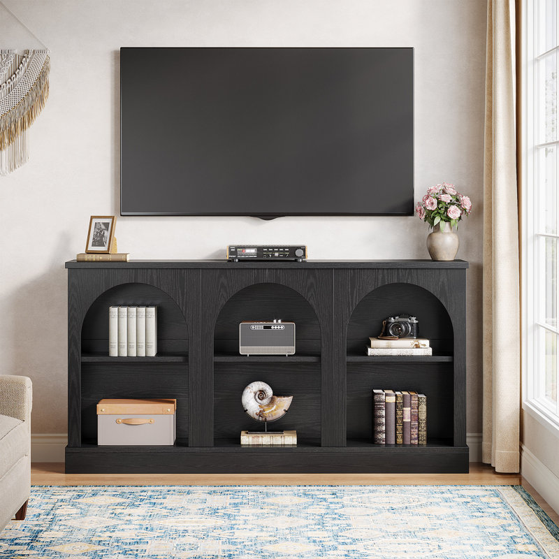 Meuble télé pour téléviseur de 65 po ou moins, Black