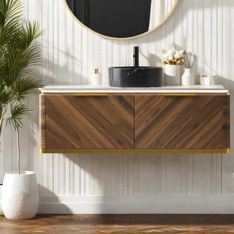 Meuble-lavabo et lavabo flottant 48 po Modern