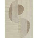 Mikura Hand Tufted New Zealand Wool Taupe/Light Brown/Ivory Area Rug