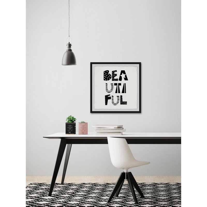 'Beautiful III' Framed Print, 24" H x 24" W x 1.5" D