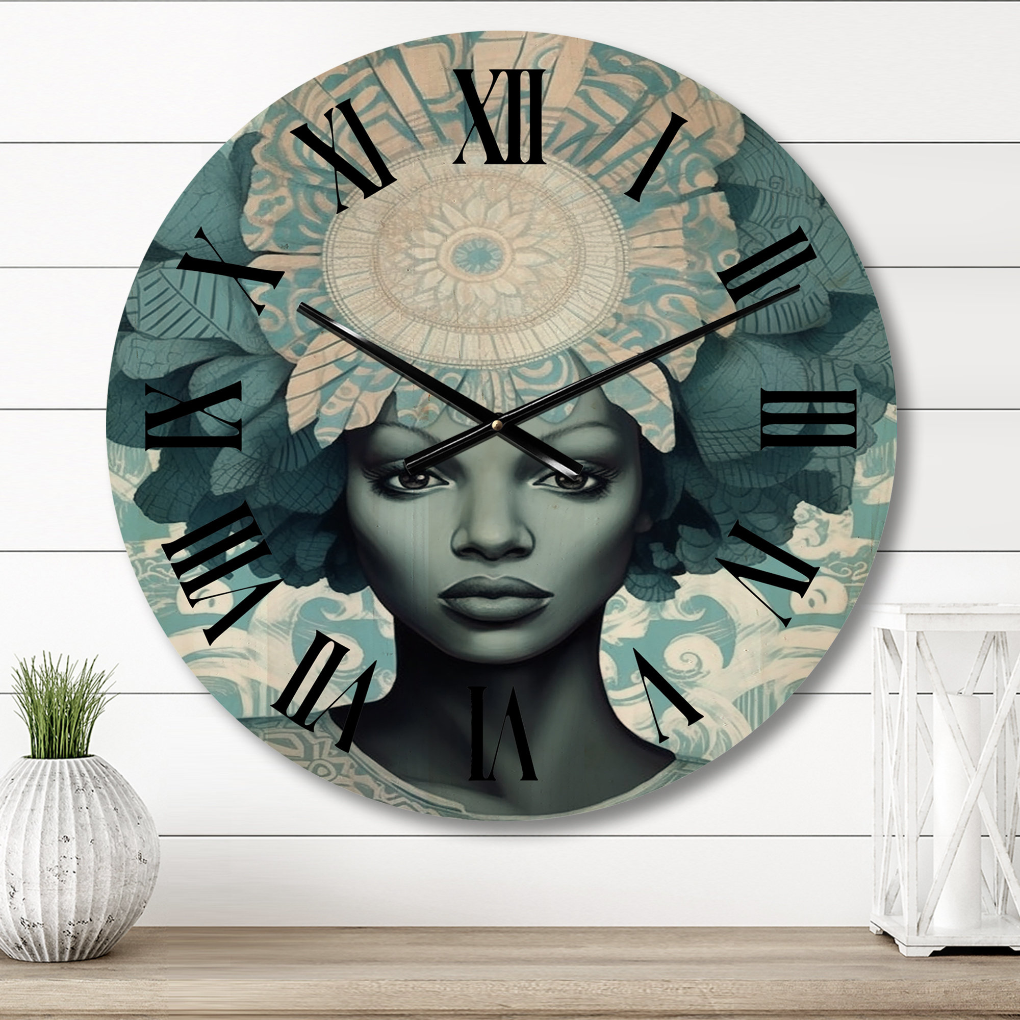 East Urban Home African American Retro Glam Beauty African