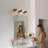 Cleofas Bathroom Vanity Light Fixture with Clear Glass Shade-827349464-820596443