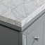 Lavabo de meuble-lavabo simple 67 po à droite