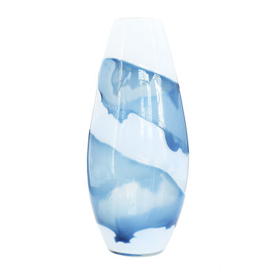 17.72'' Handmade Glass Table Vase