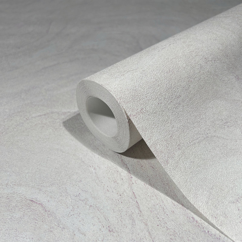Rouleau de papier peint optique Marble Bricks and More Collection, Blanc