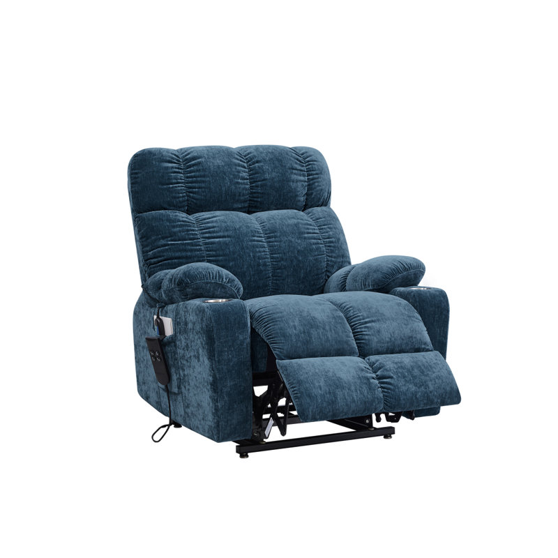 Liyasi Dual OKIN Motor Power Lift Recliner Chair  For Elderly Infinite Position Lay Flat 180° Recliner With Heat Massage
