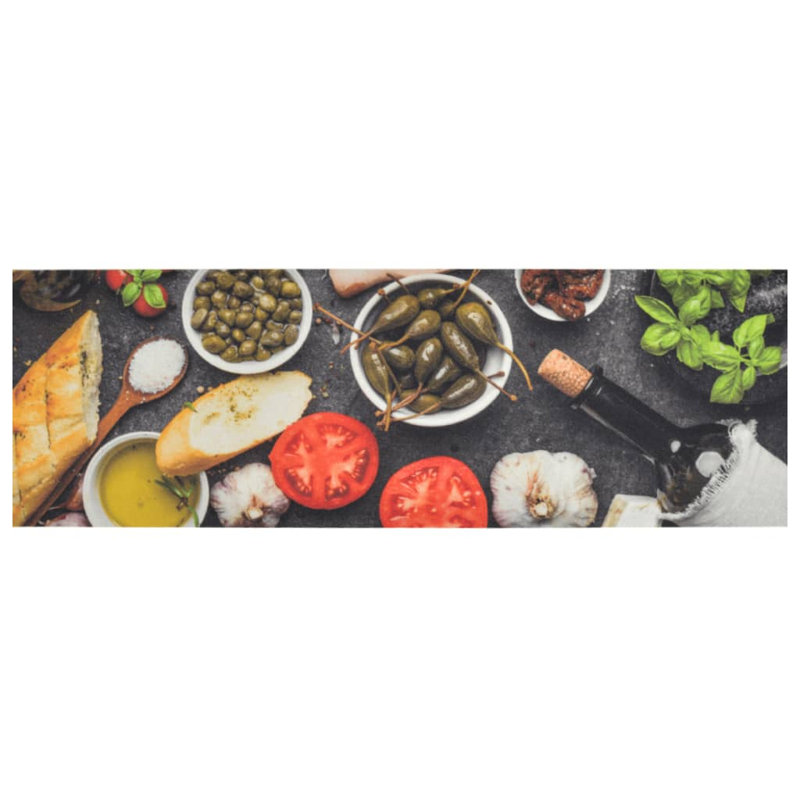Kersh Kitchen Mat, Rectangular W60 x L180 cm