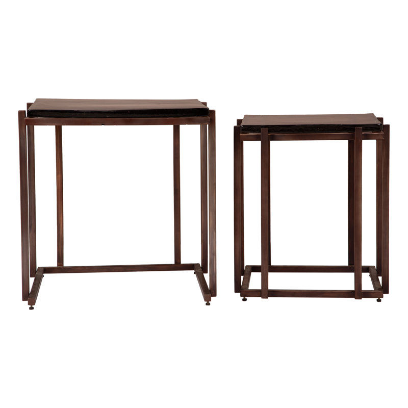 Ensemble de 2 tables d'appoint Modern Modern