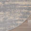 Tapis intérieur / extérieur gris en chenille tissé à la machine-2145278566
