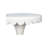 Madeline Scalloped Round Drink Table White-1421331038