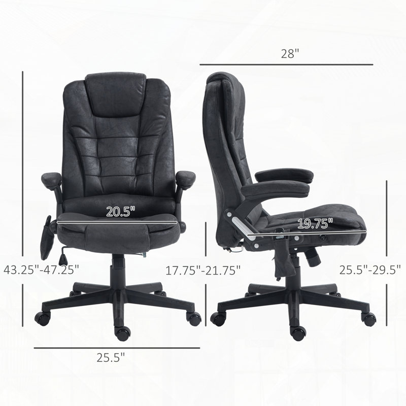 Fauteuil de massage vibrant 6 points avec chaleur lombaire