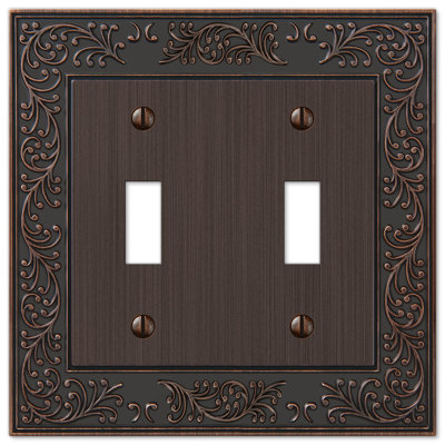 Chanhassen 2-Gang Toggle Light Switch Wall Plate