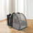 Grey Expandable Pet Carrier Backpack Pet Carrier Backpack
