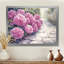Hortensias dans un sentier de jardin monochrome II - hydrangées, art mural-1818668698-1656869512-1818668701