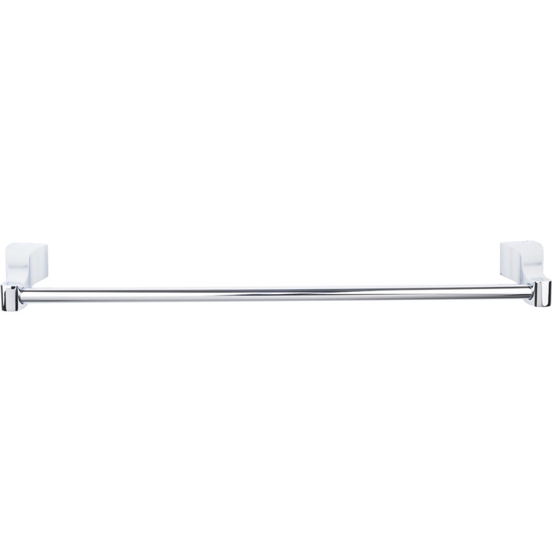 Polished Nickel 25 1/4" Modern Wall Mounted Towel Bar