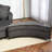 Slipcovered Barrel Chair With Ottoman-1758985892