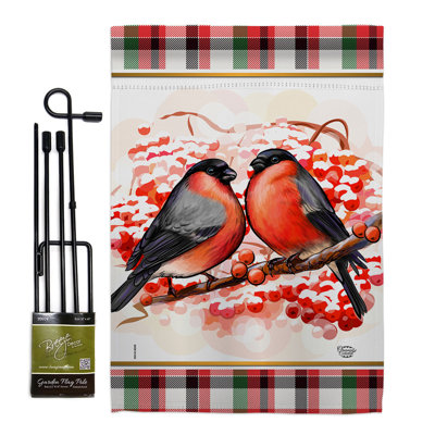 Double Sided 18.5'' H x 13'' W Polyester Flag Set