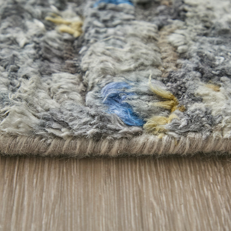 Tapis gris Tashaun, Rectangle 3'6" x 5'6"