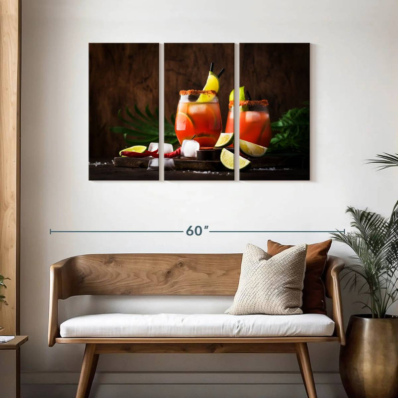 Yarlin Michelada Cocktail, H 28 po x l 45 po
