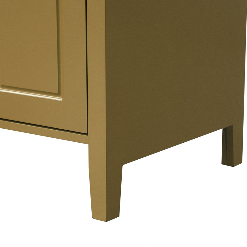 Meuble-lavabo simple 24 po avec comptoir en céramique 24 po, Brun